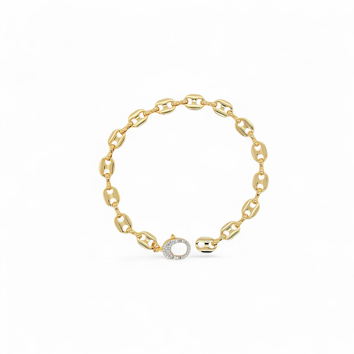 Mariner Link Bracelet | 18k Gold Plated