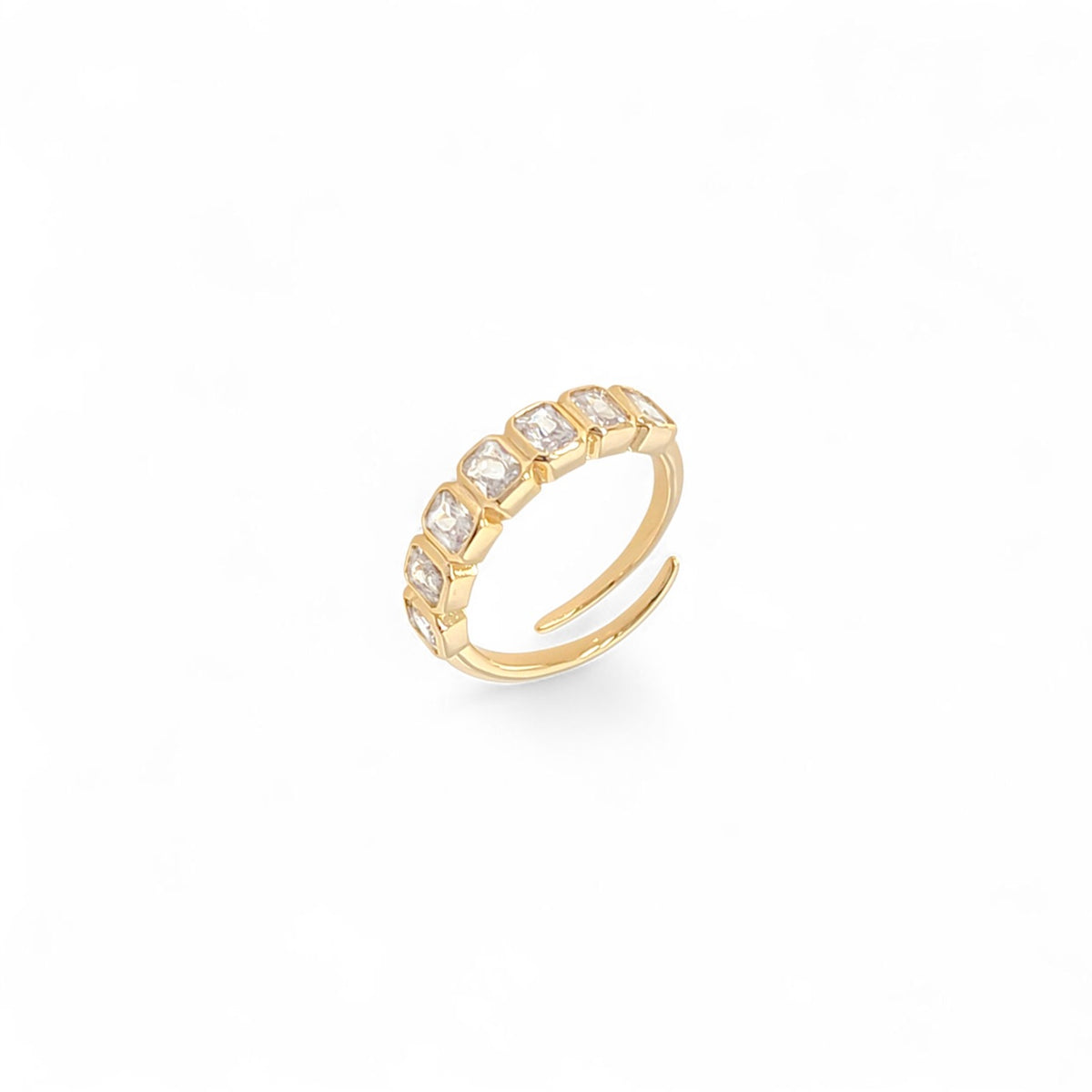 Tendencia en anillos | bañado en oro de 18k