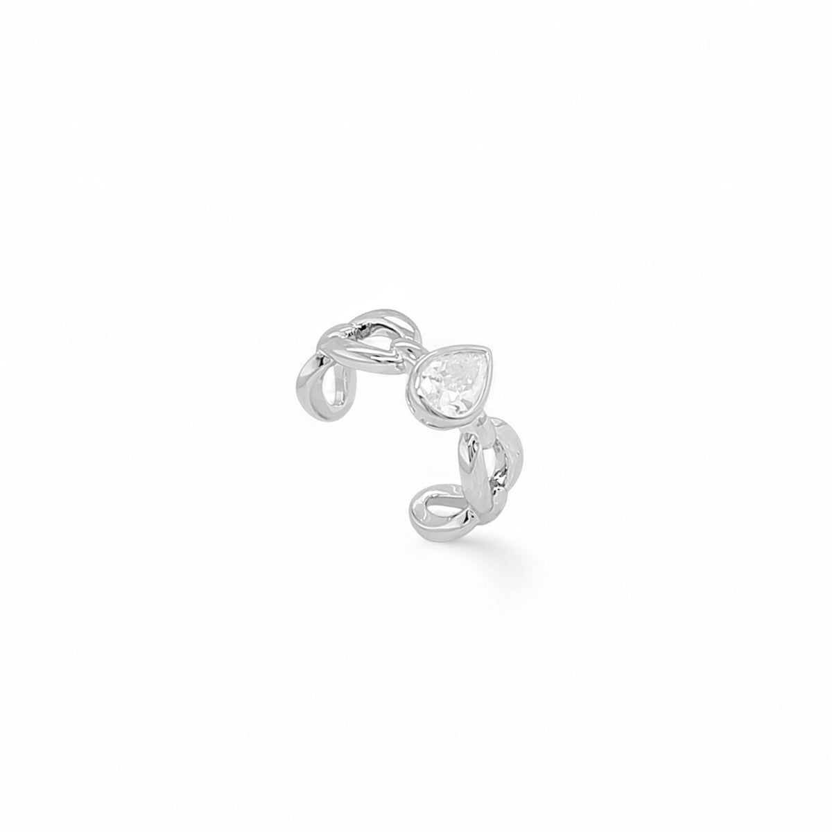 Anillo Monaco CZ | Bañado en oro de 18k