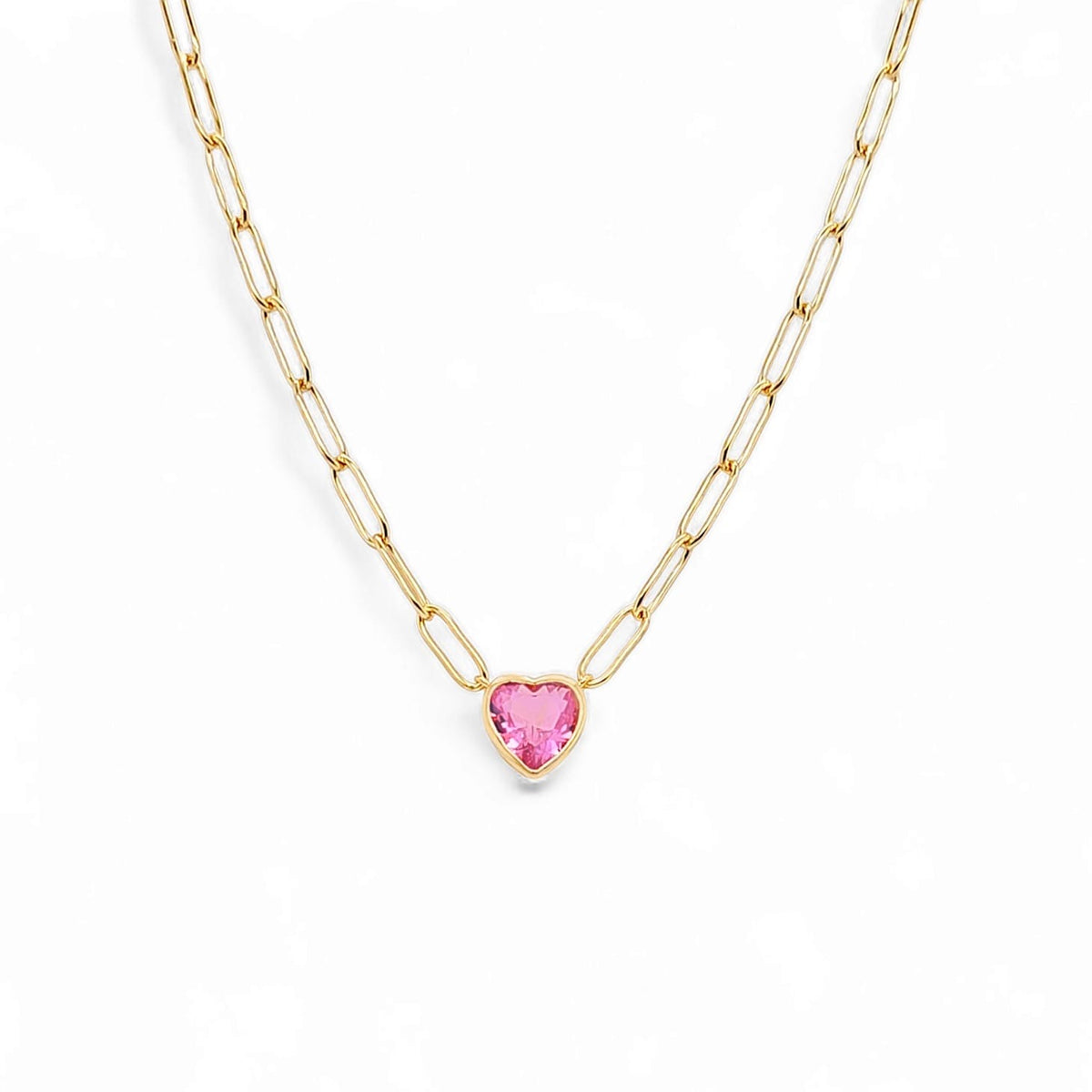 Link Heart Necklace | 925 Sterling Silver