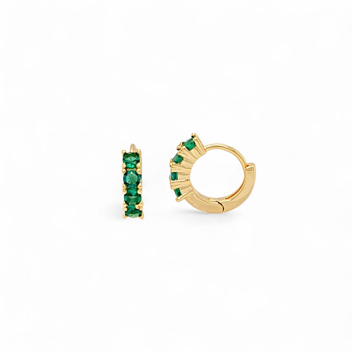 Mini Huggie King | 18k Gold Plated