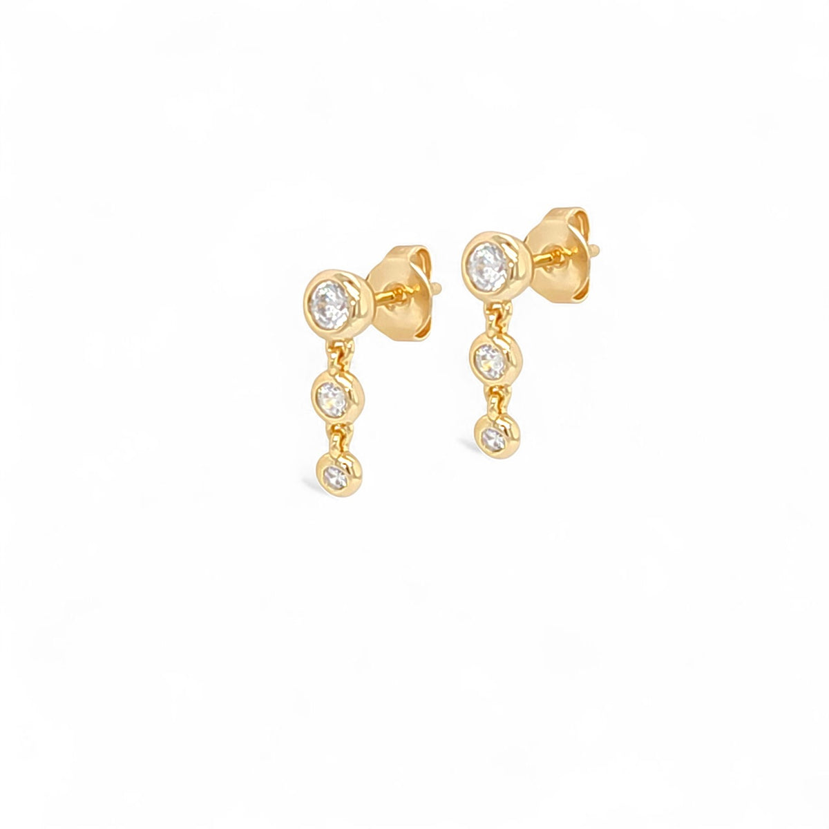 Earring Martini Stud | 18k Gold Plated