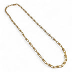 Collar U Link 2 Tonos | Bañado en Oro 18k