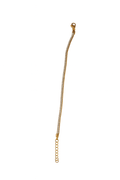 Pulsera Mini Square Tennis | Baño de oro de 18K