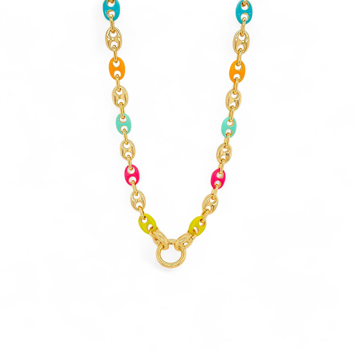 Necklace Color Marine | 18k Gold Plated