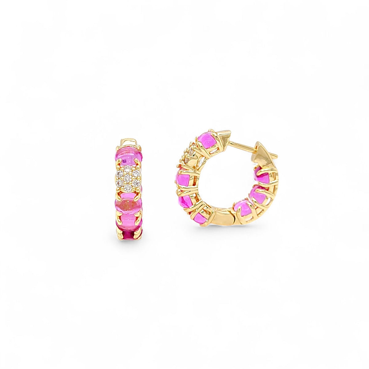 Earring Monaco | Huggie | 18K Gold plated