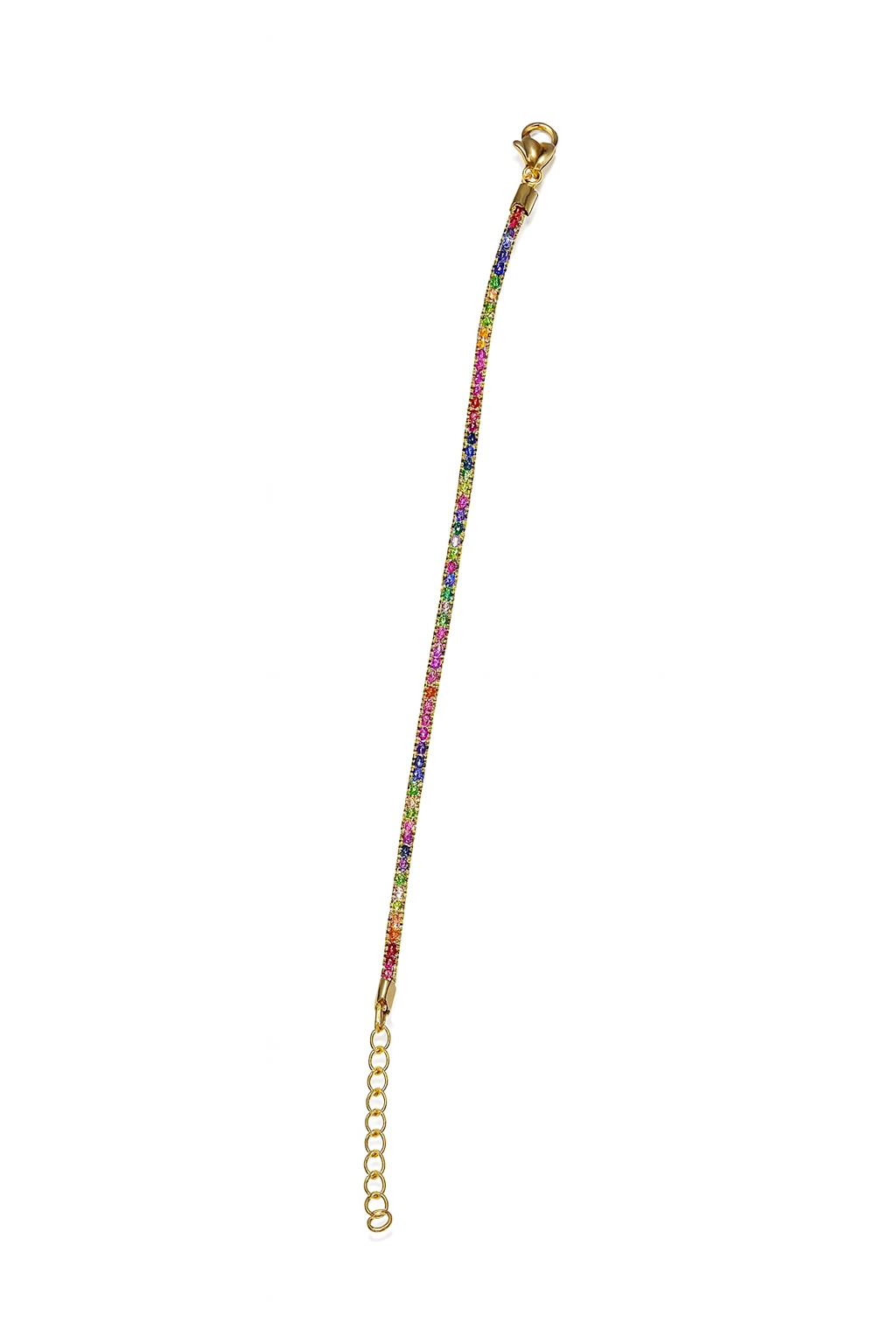 Bracelet Mini Square Tennis | 18K Gold Plated