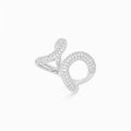 Anillo Flair CZ | Bañado en oro de 18k