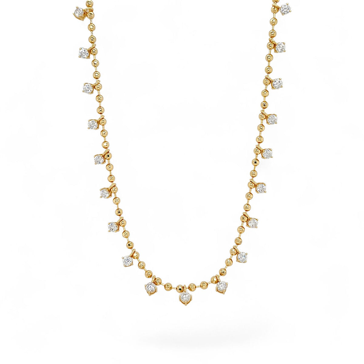 Multi Zirconia Necklace | 18k Gold Plated