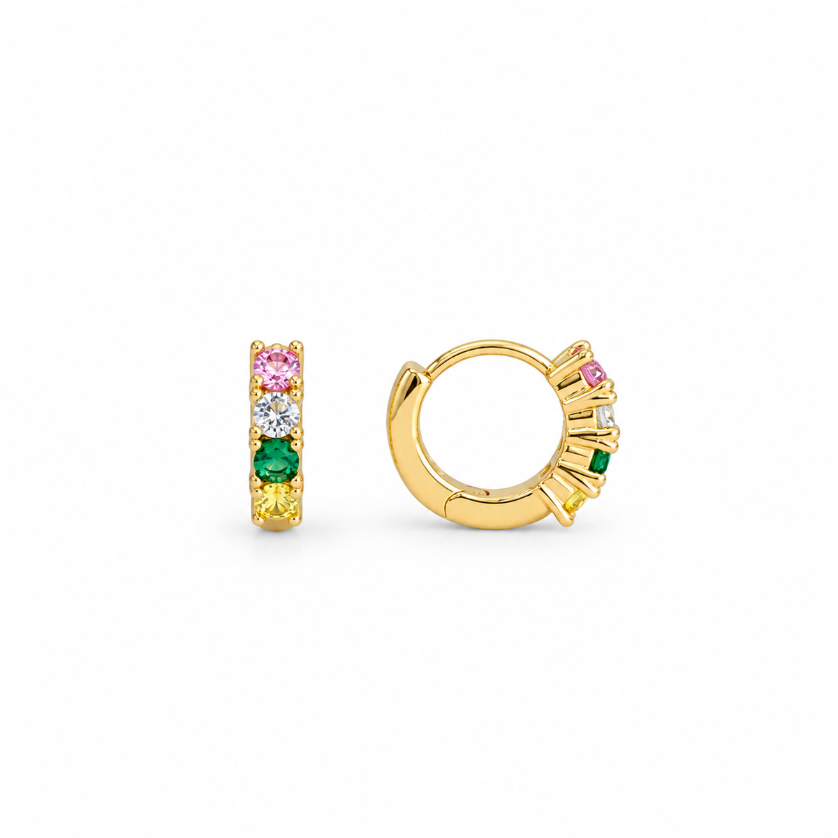 Mini Huggie King | 18k Gold Plated