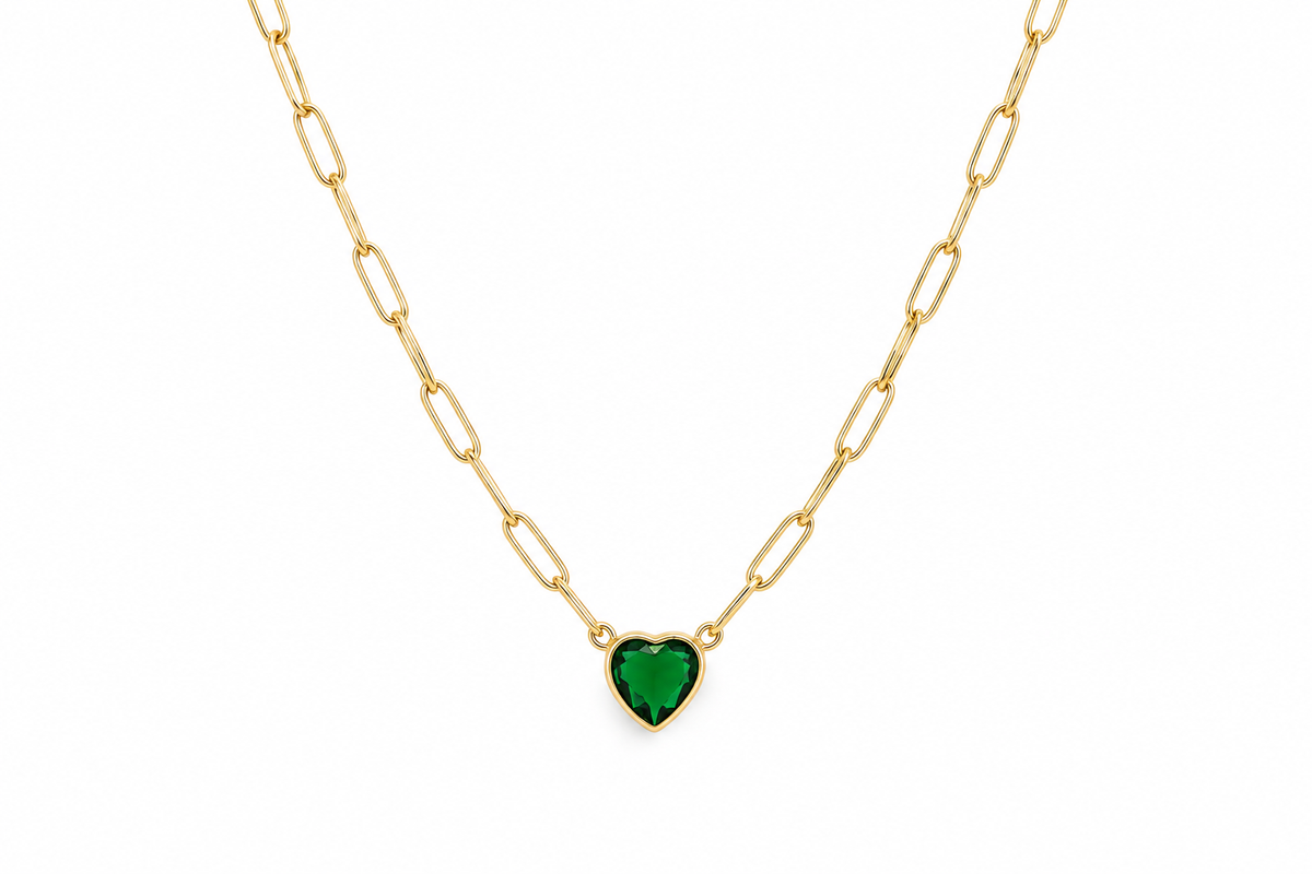 Link Heart Necklace | 925 Sterling Silver
