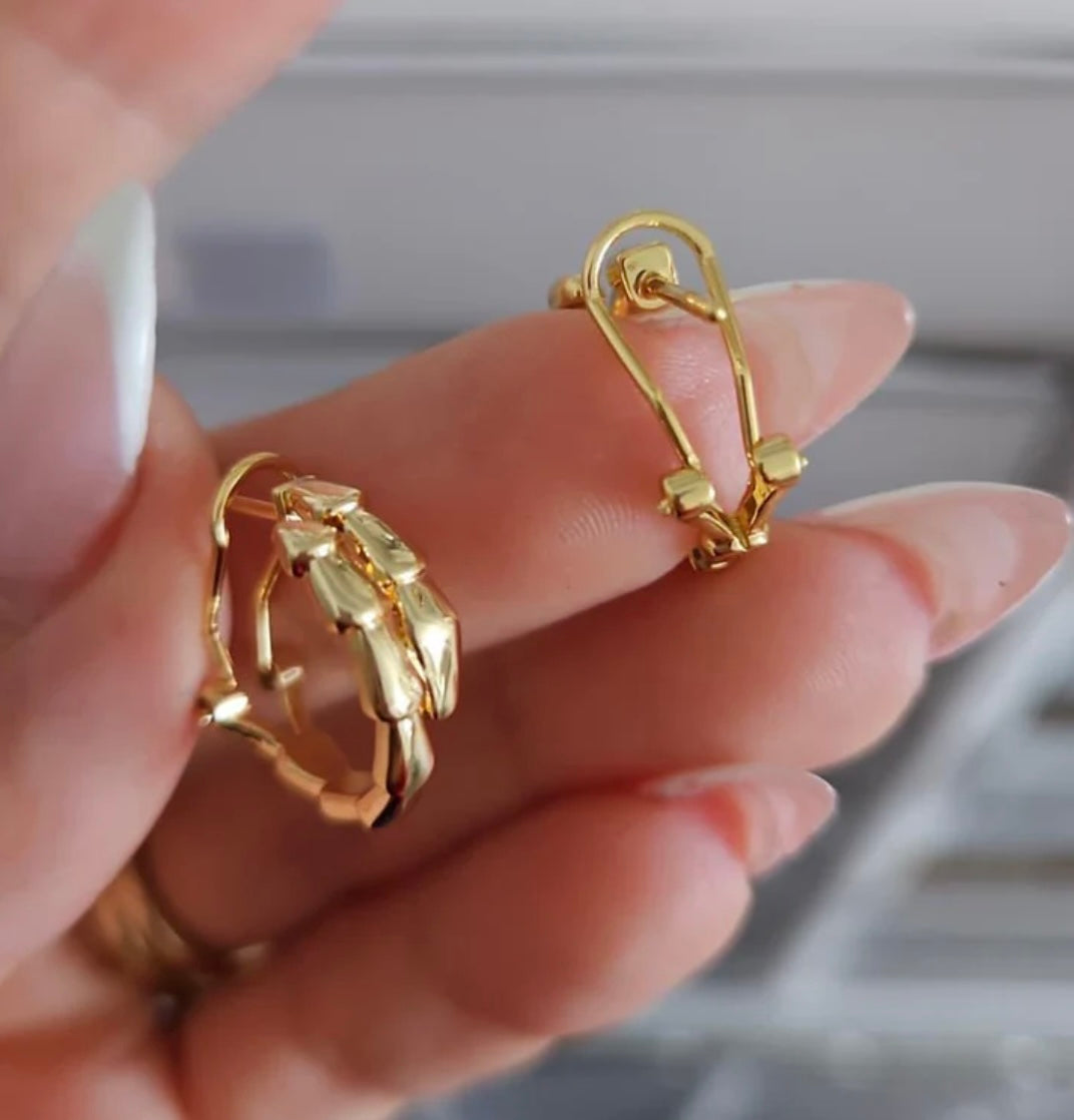 Hoop Class | 18k Gold Plated