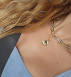 Collar U Link 2 Tonos | Bañado en Oro 18k