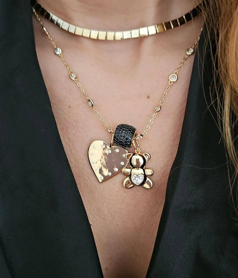 Necklace Points 16'' | 18k Gold Plated