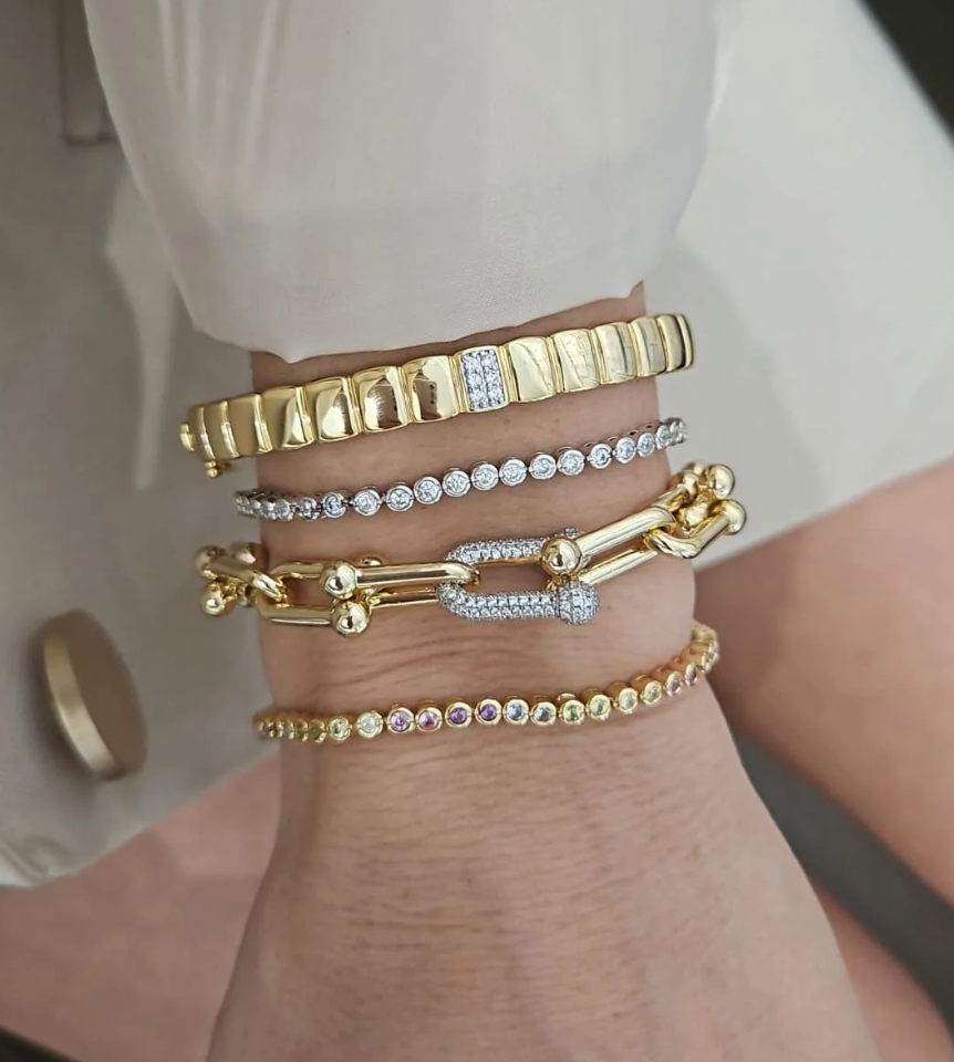 Bracelet U-link | 18k Gold Plated