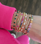 Pulsera Tennis Princess | Baño de oro de 18K o rodio