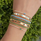Pulsera Tennis Princess | Baño de oro de 18K o rodio