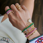 Pulsera Monaco | Baño de oro de 18K