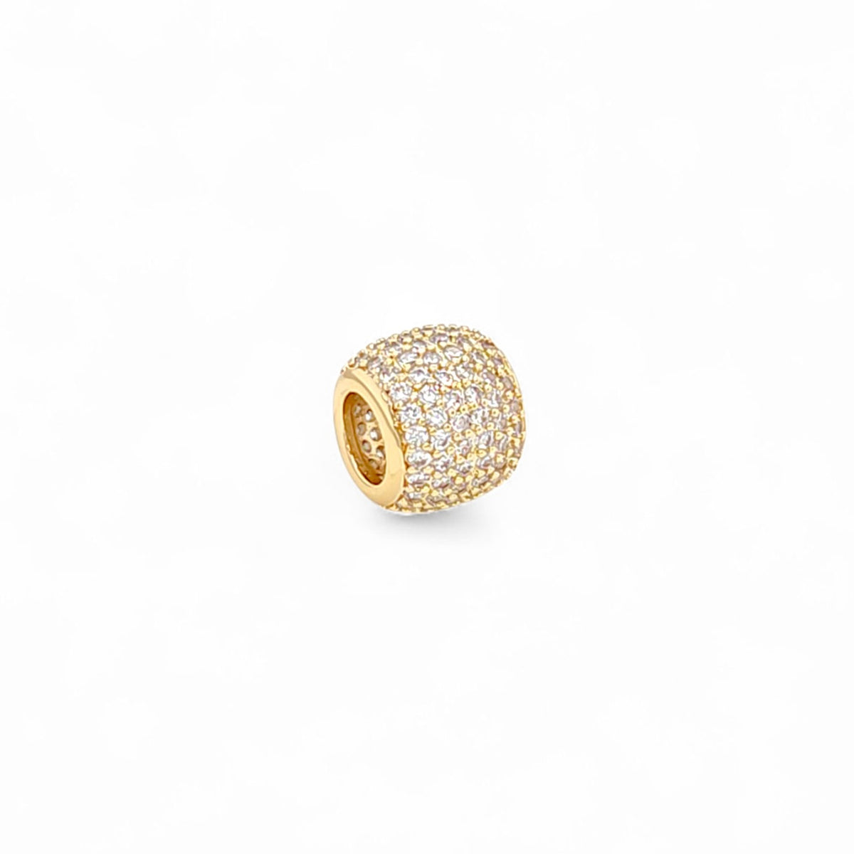 Charm Diamond Ball | 18k Gold Plated
