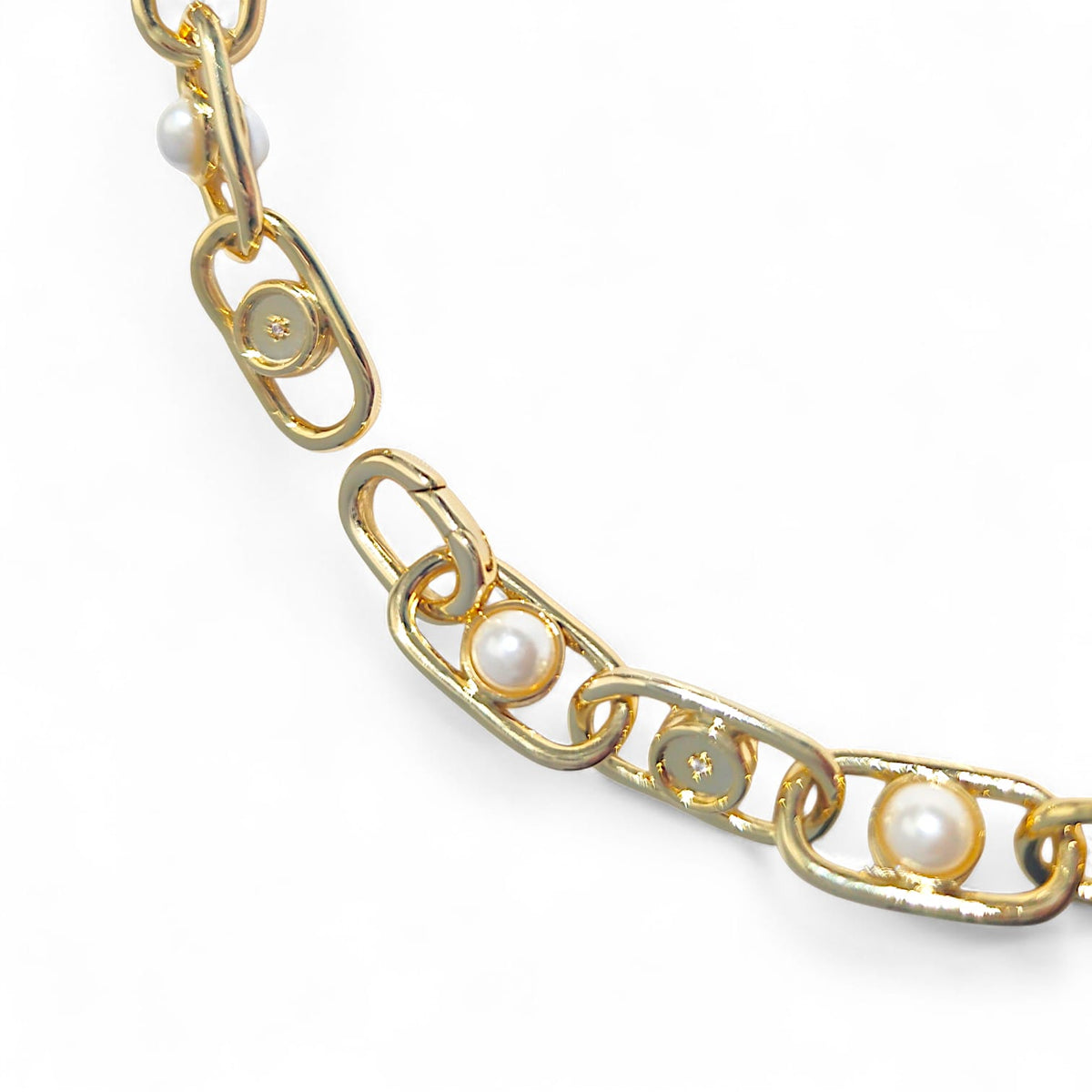 Pearls Necklace Bright | 18k Gold Plated
