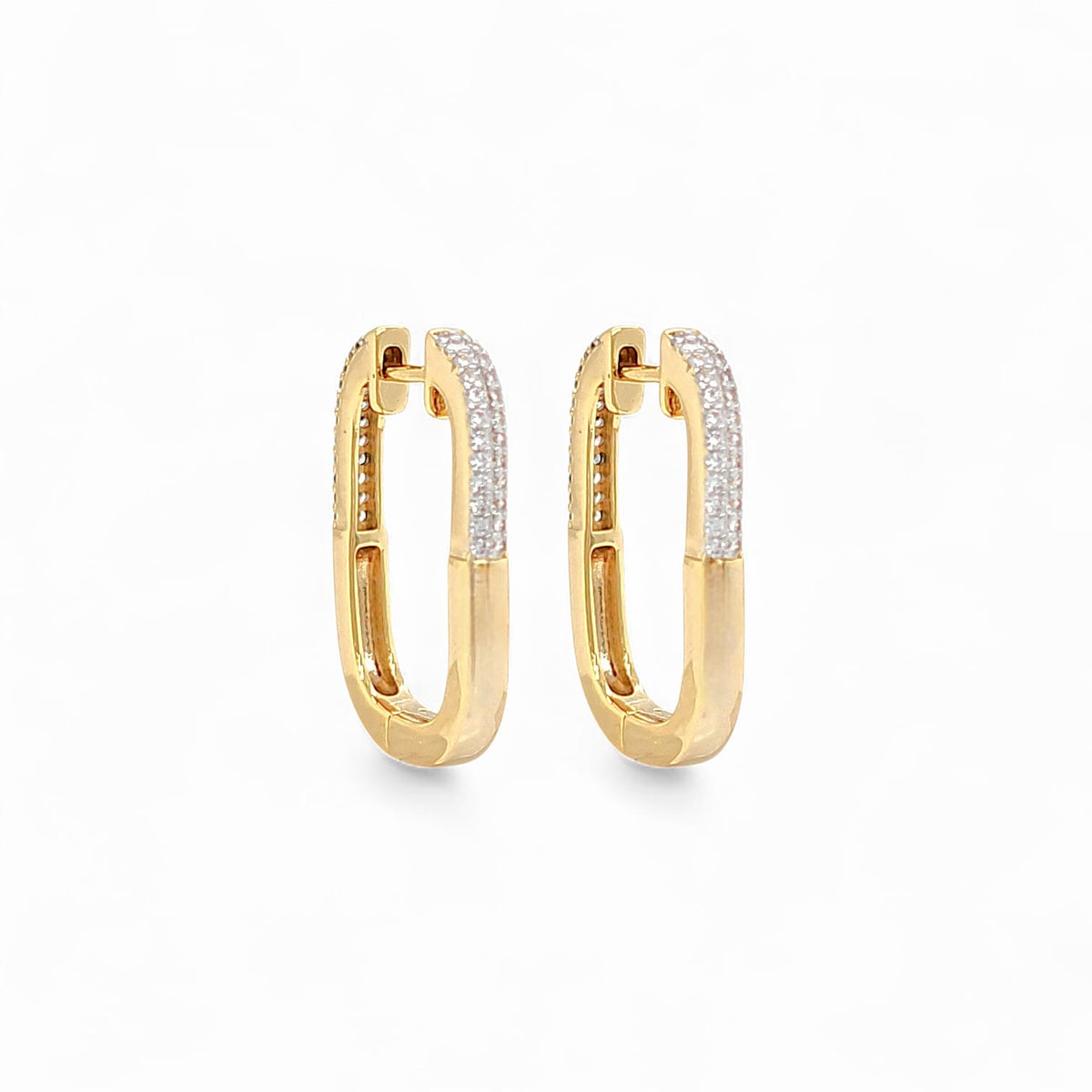 Earring Lock | Two Tone | 18k Gold Plated