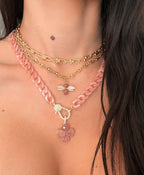 U link plain Necklace | 2 sizes Unisex | Multi-wear | 18k gold plated