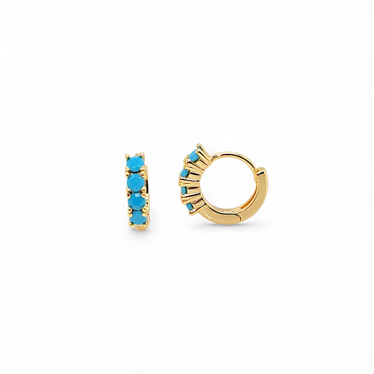 Mini Huggie King | 18k Gold Plated