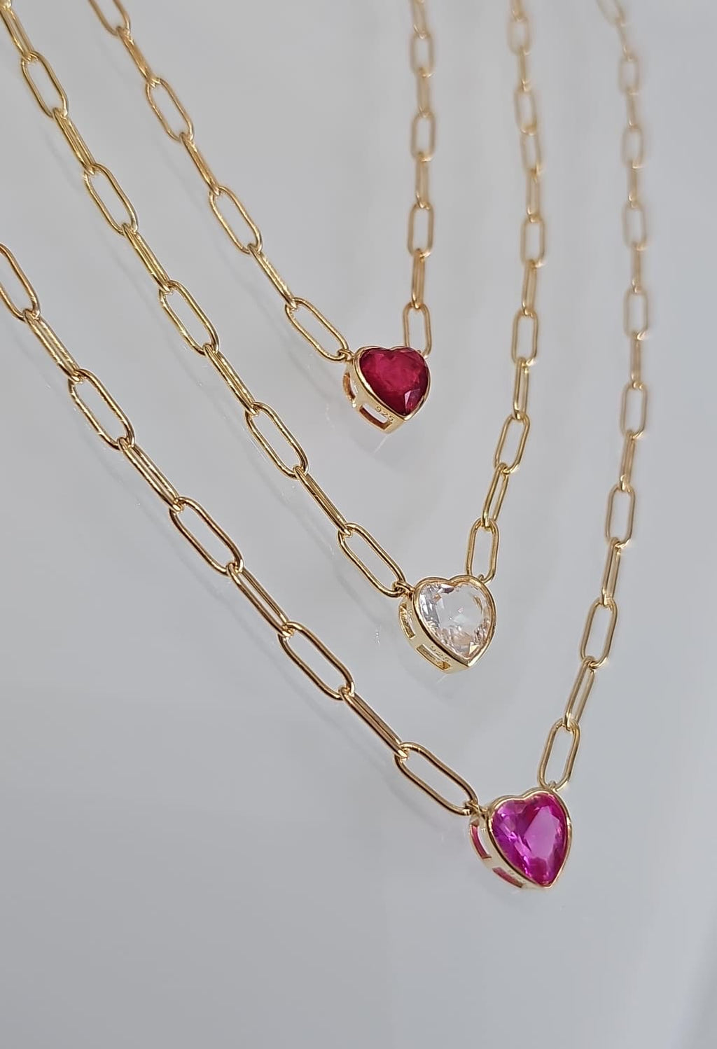 Link Heart Necklace | 925 Sterling Silver