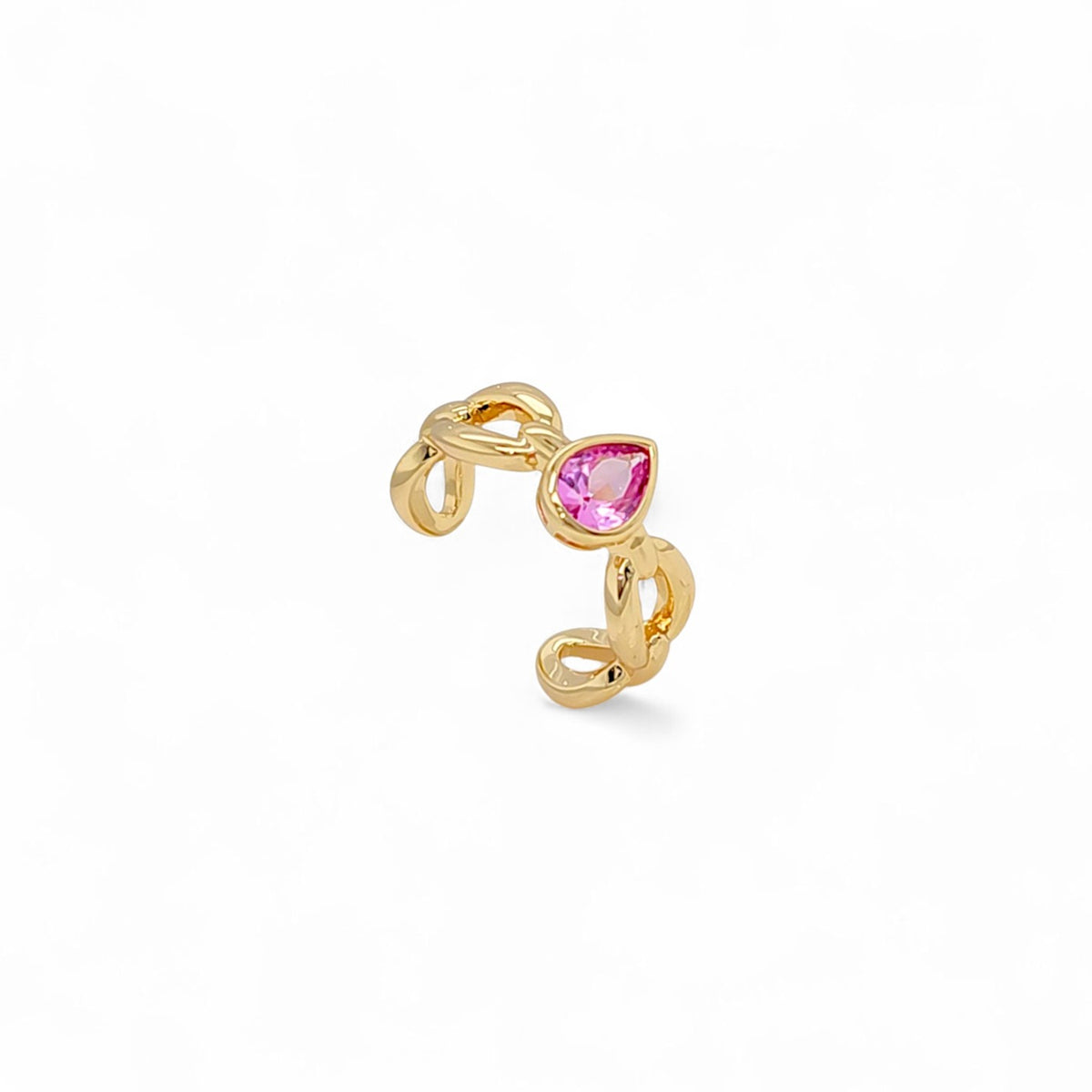 Anillo Monaco CZ | Bañado en oro de 18k