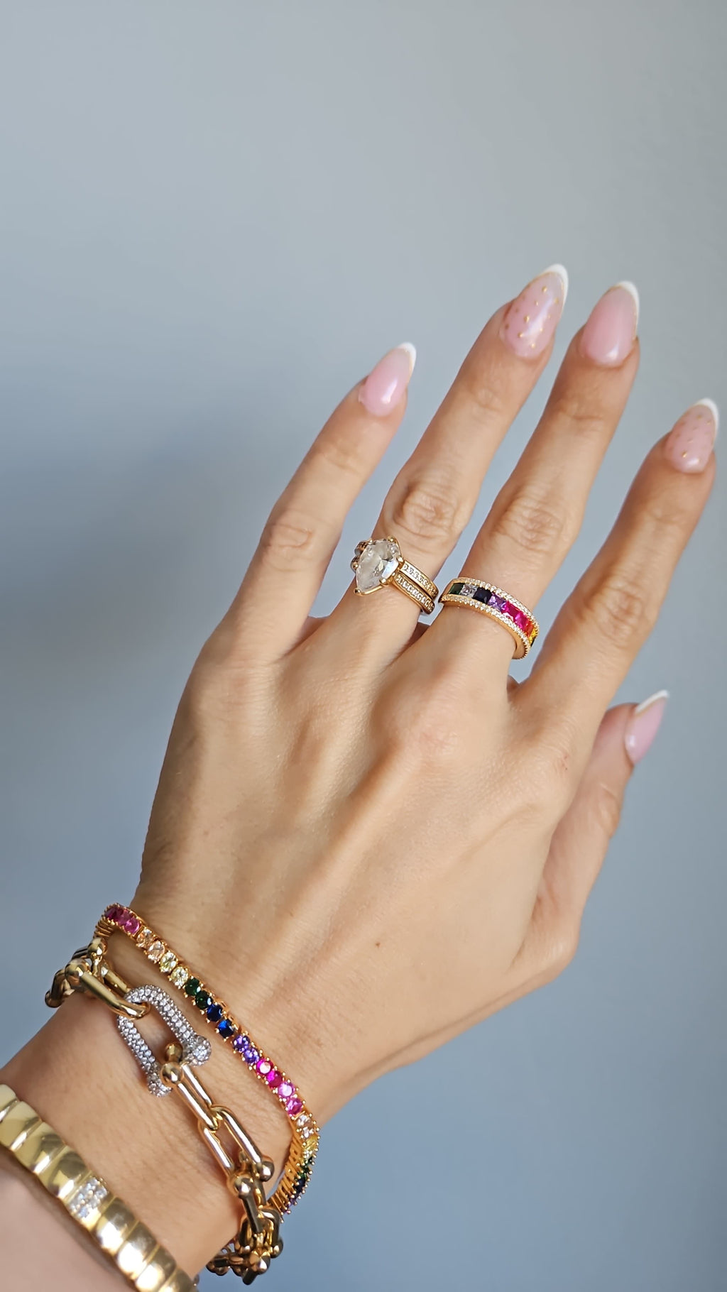 Pulsera Tennis Princess | Baño de oro de 18K o rodio