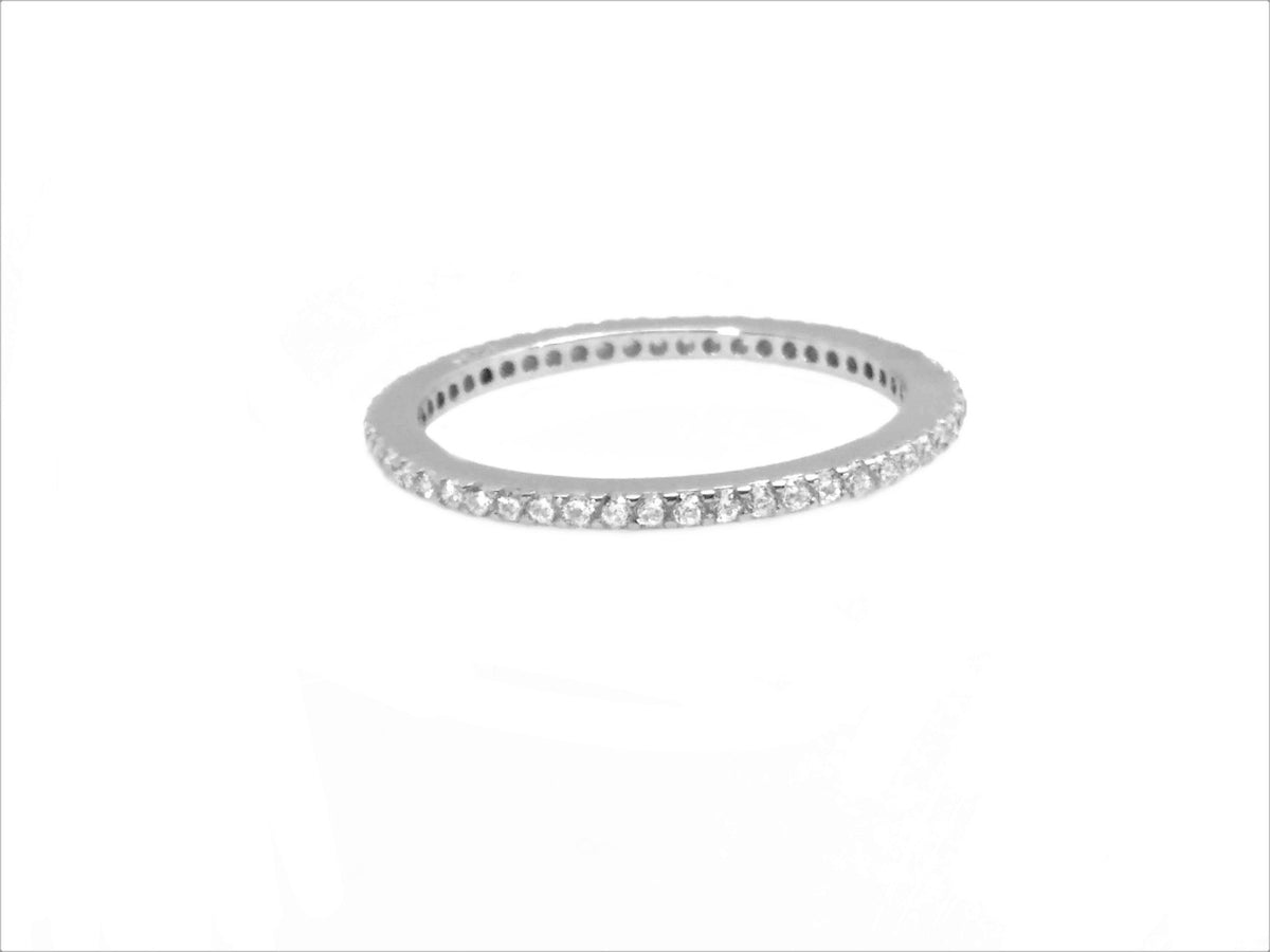 Band CZ Ring | 925 Sterling Silver
