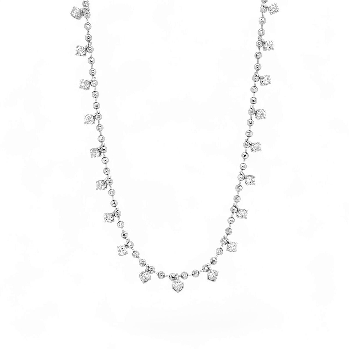 Multi Zirconia Necklace | 18k Gold Plated