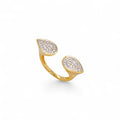 Anillo Letty Dos Tonos | Bañado en oro de 18k