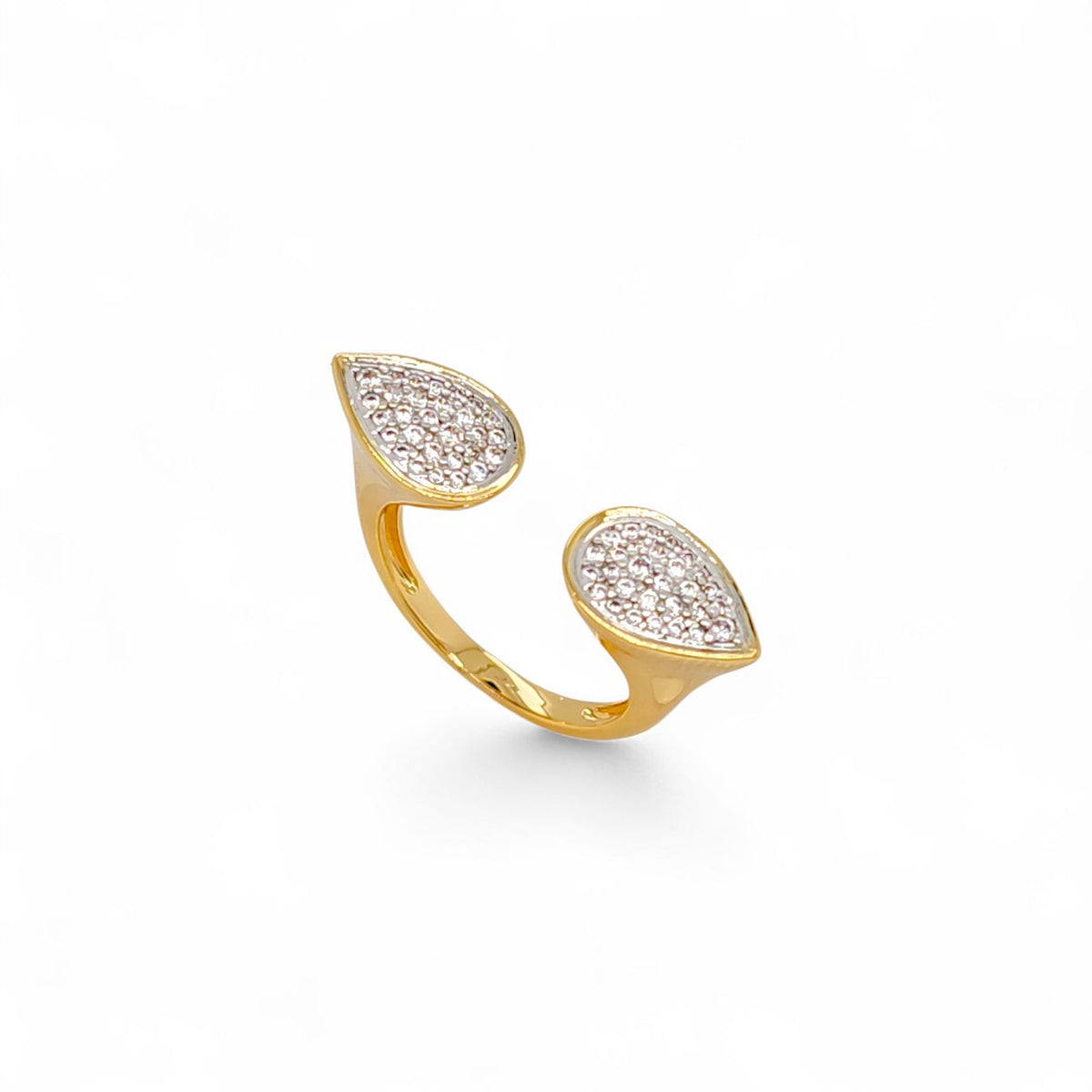 Anillo Letty Dos Tonos | Bañado en oro de 18k
