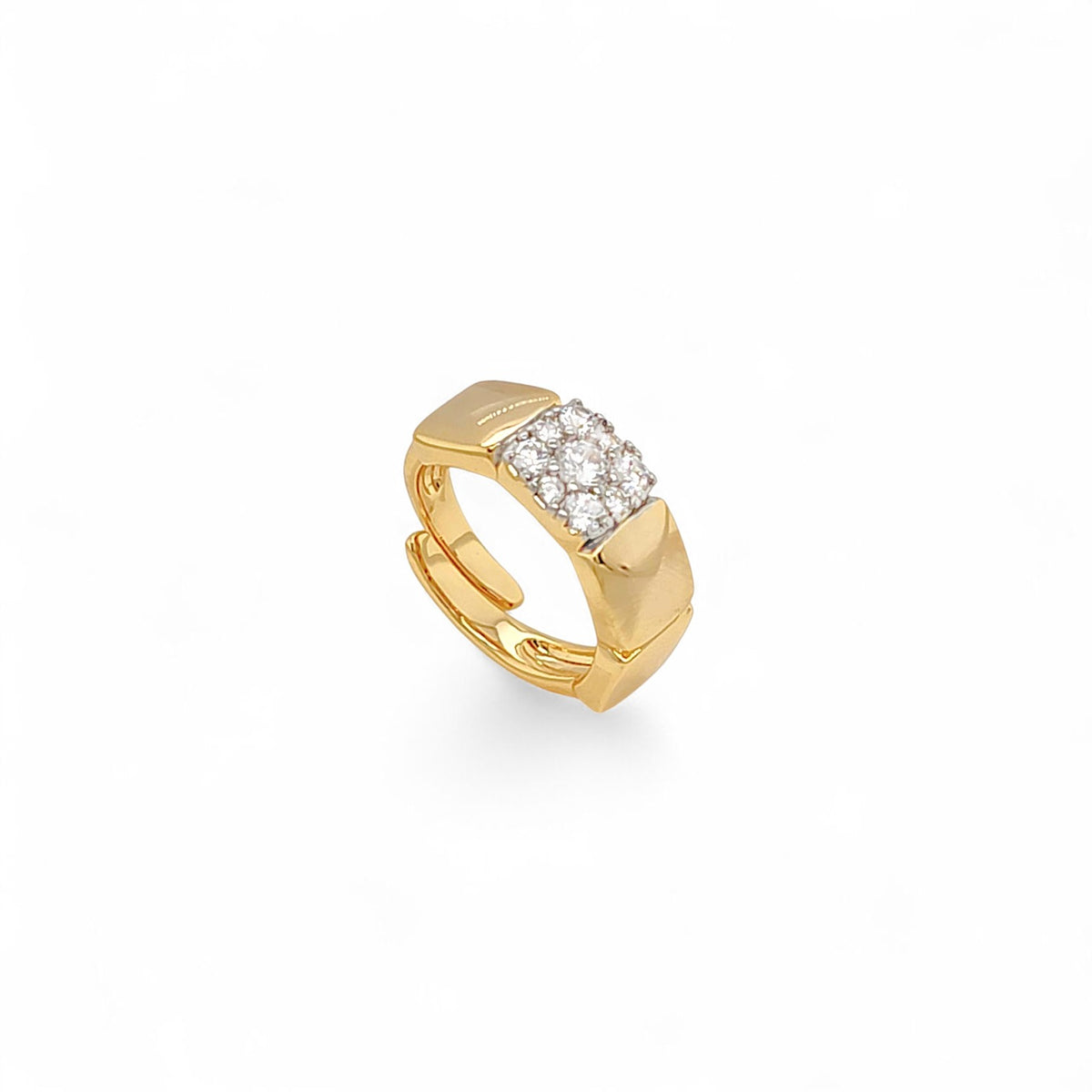 Anillo Cuadrado | Bañado en Oro de 18k