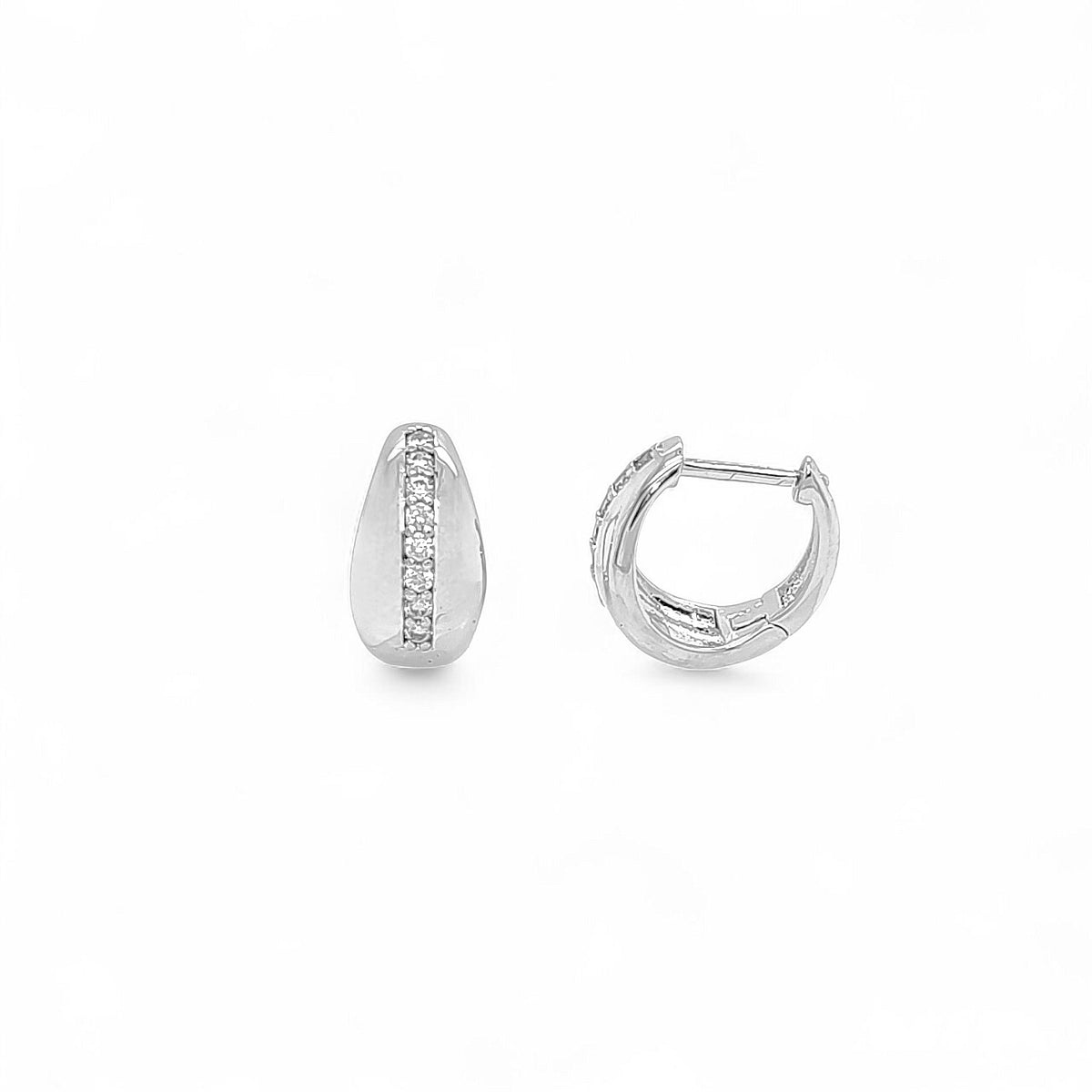 Earring Huggie Charm | 18k Gold Plated