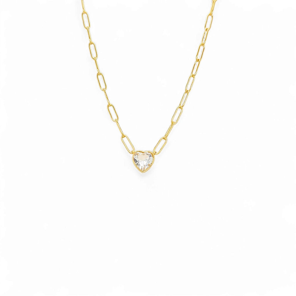 Link Heart Necklace | 925 Sterling Silver