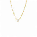 Link Heart Necklace | 925 Sterling Silver