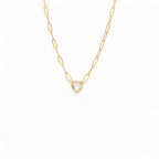 Link Heart Necklace | 925 Sterling Silver